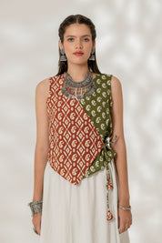 Paisley Wrap Top