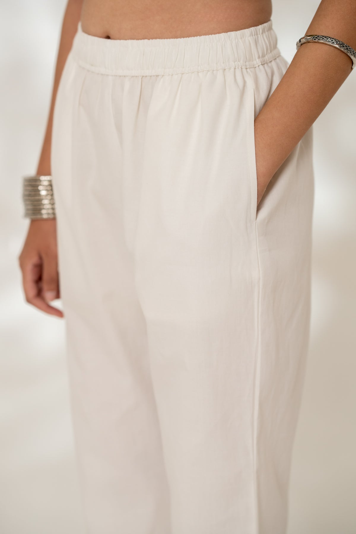 White Everyday Pants