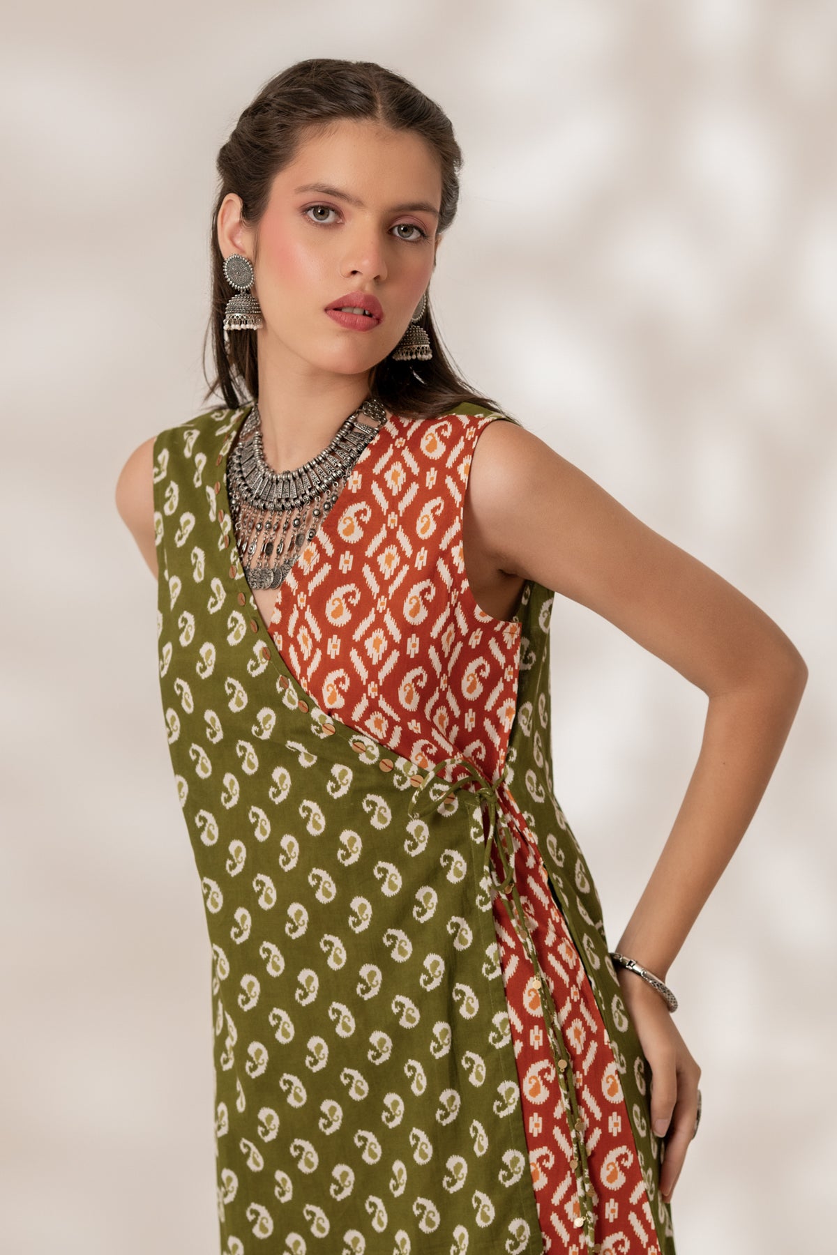 Paisley Wrap Dress