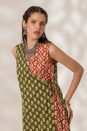 Paisley Wrap Dress