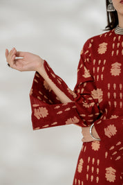 Maroon Classic Kurti