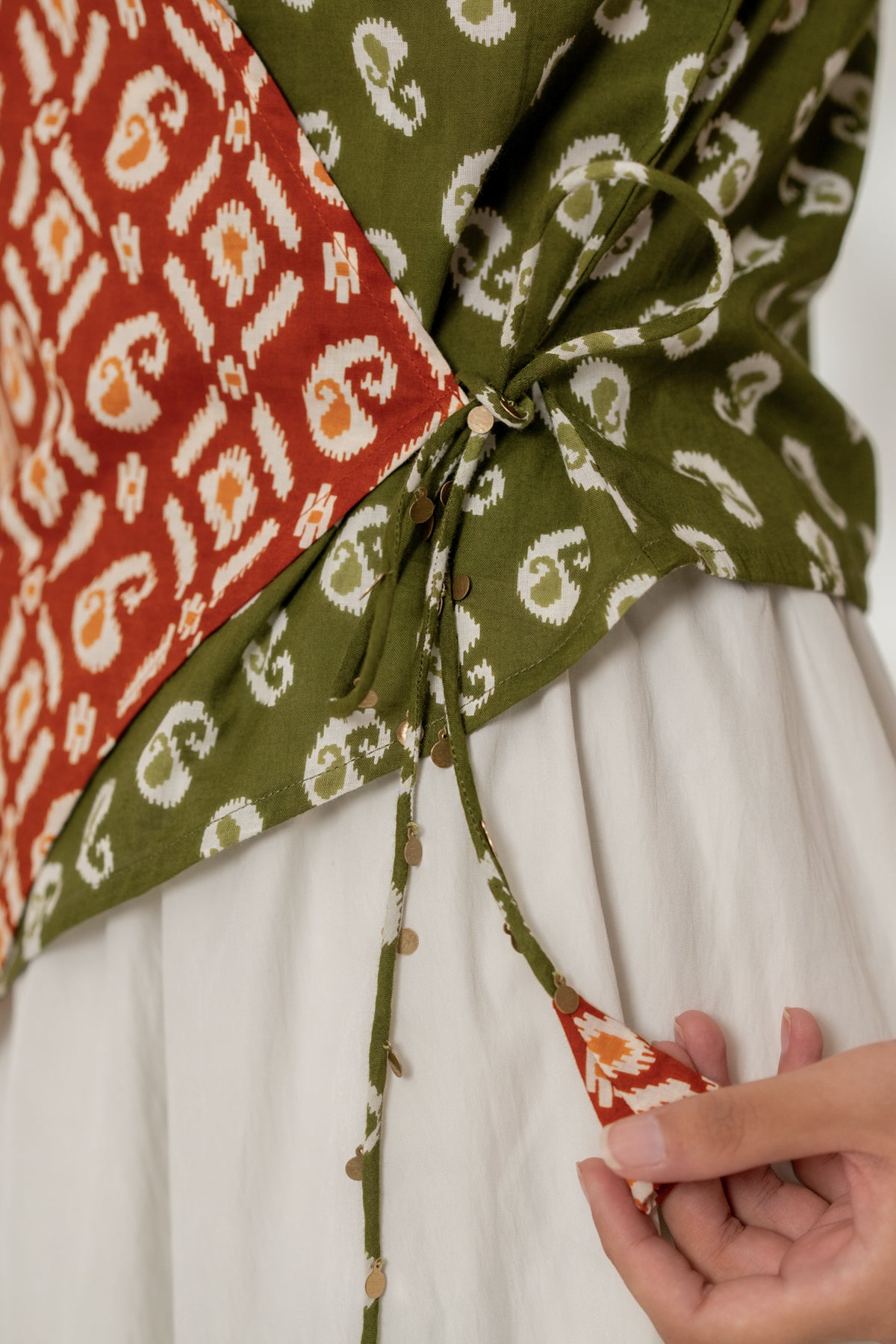 Paisley Wrap Top