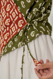Paisley Wrap Top