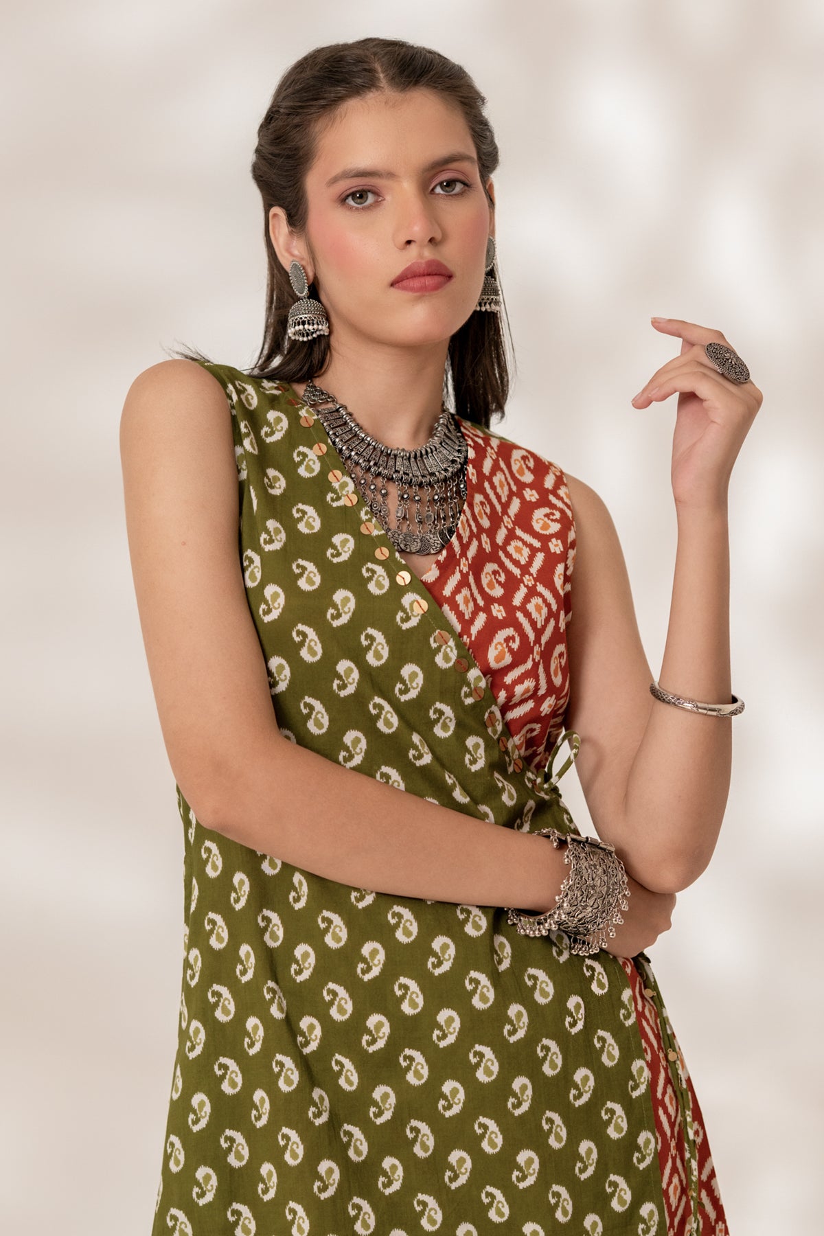 Paisley Wrap Dress