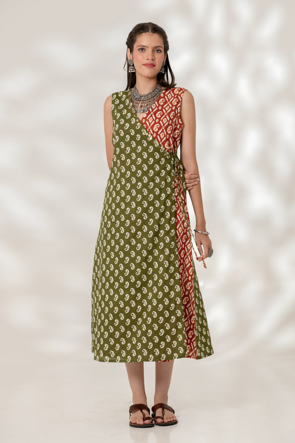 Paisley Wrap Dress