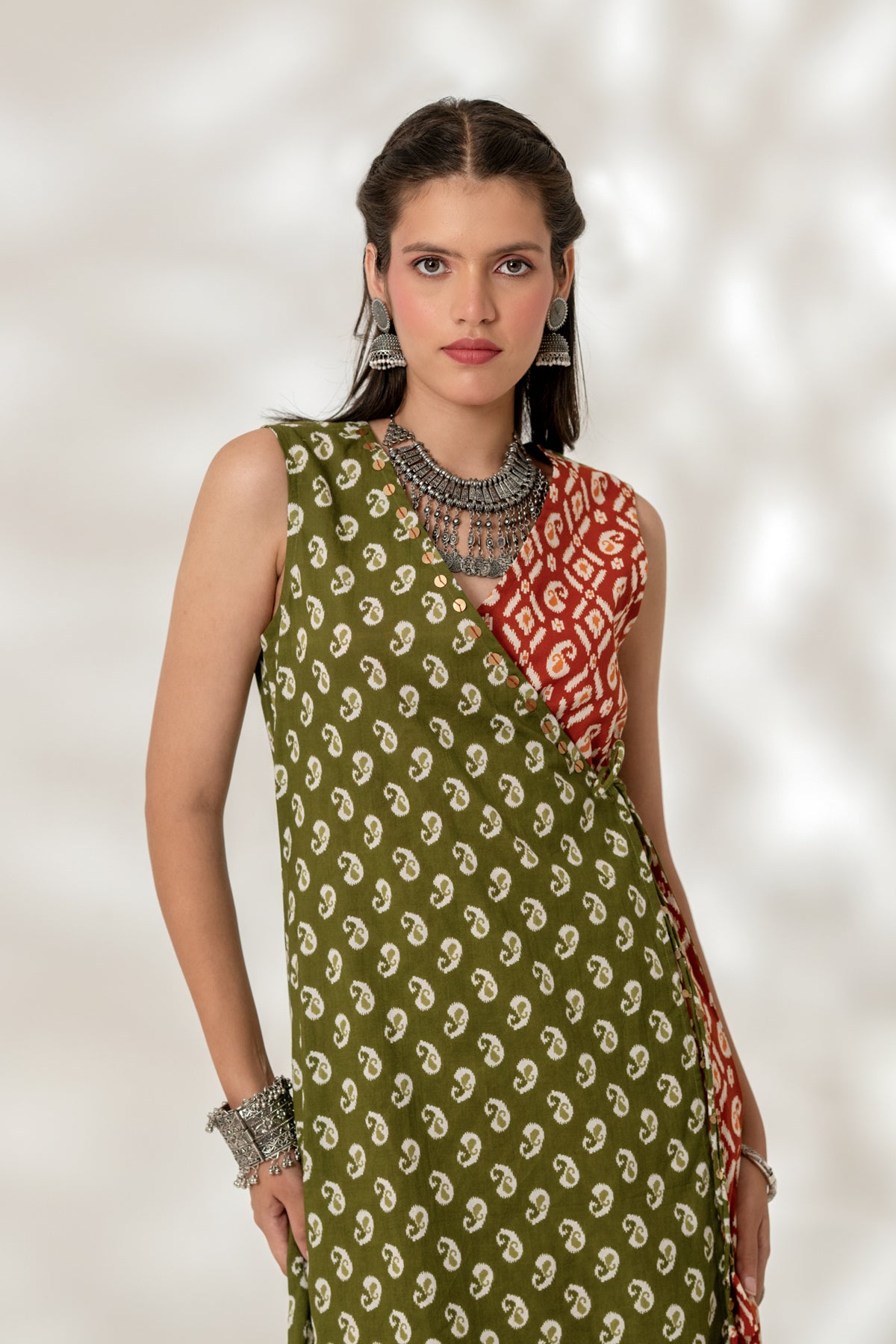Paisley Wrap Dress