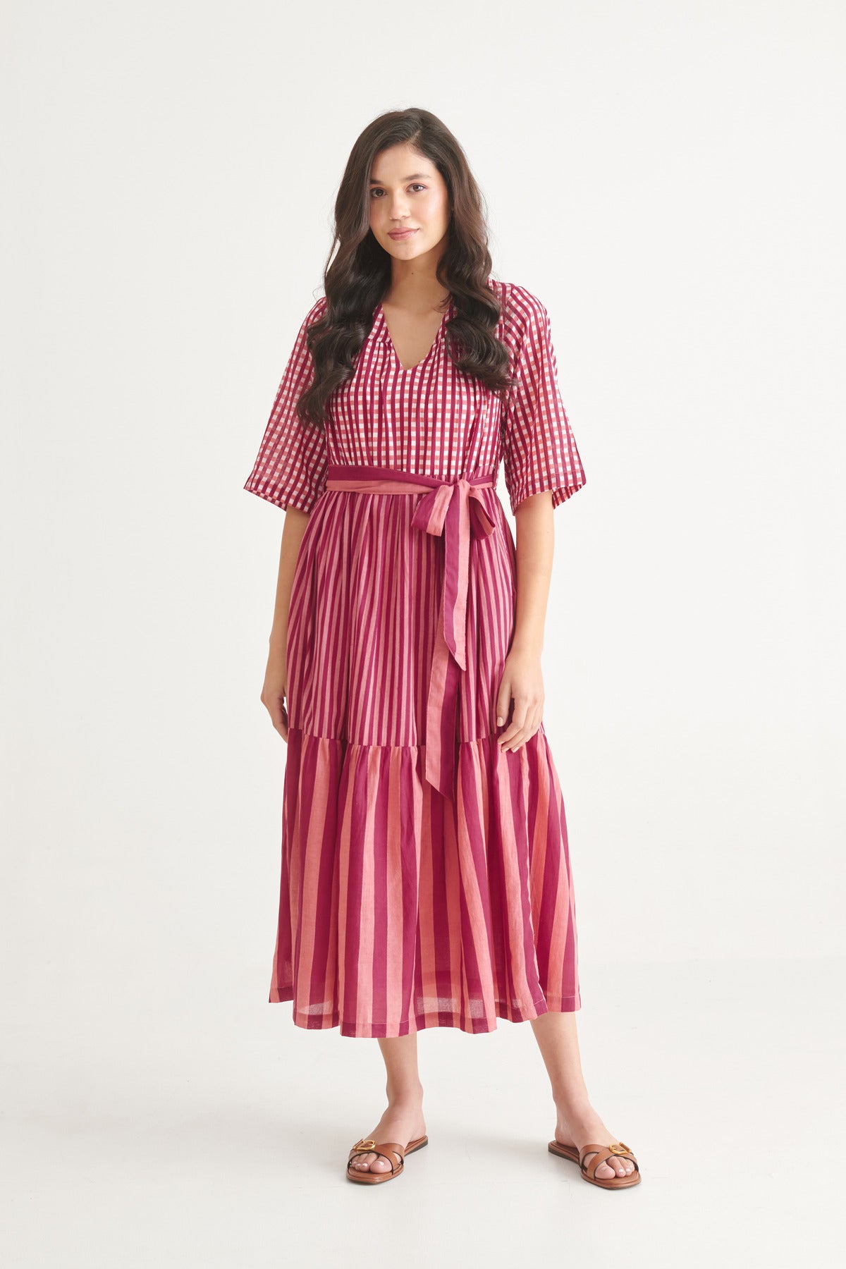 Cherry Berry Long Dress