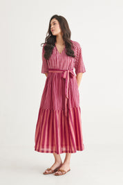 Cherry Berry Long Dress