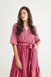 Cherry Berry Long Dress