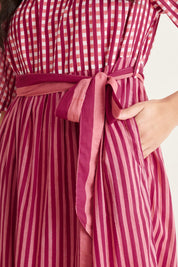 Cherry Berry Long Dress