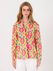Yellow Ikat Shirt