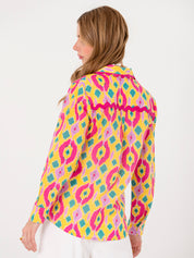 Yellow Ikat Shirt
