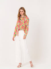 Yellow Ikat Shirt