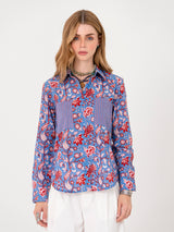 Blue Floral Shirt