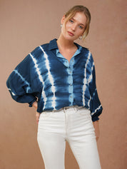 Midnight Waves Tie-Dye Shirt