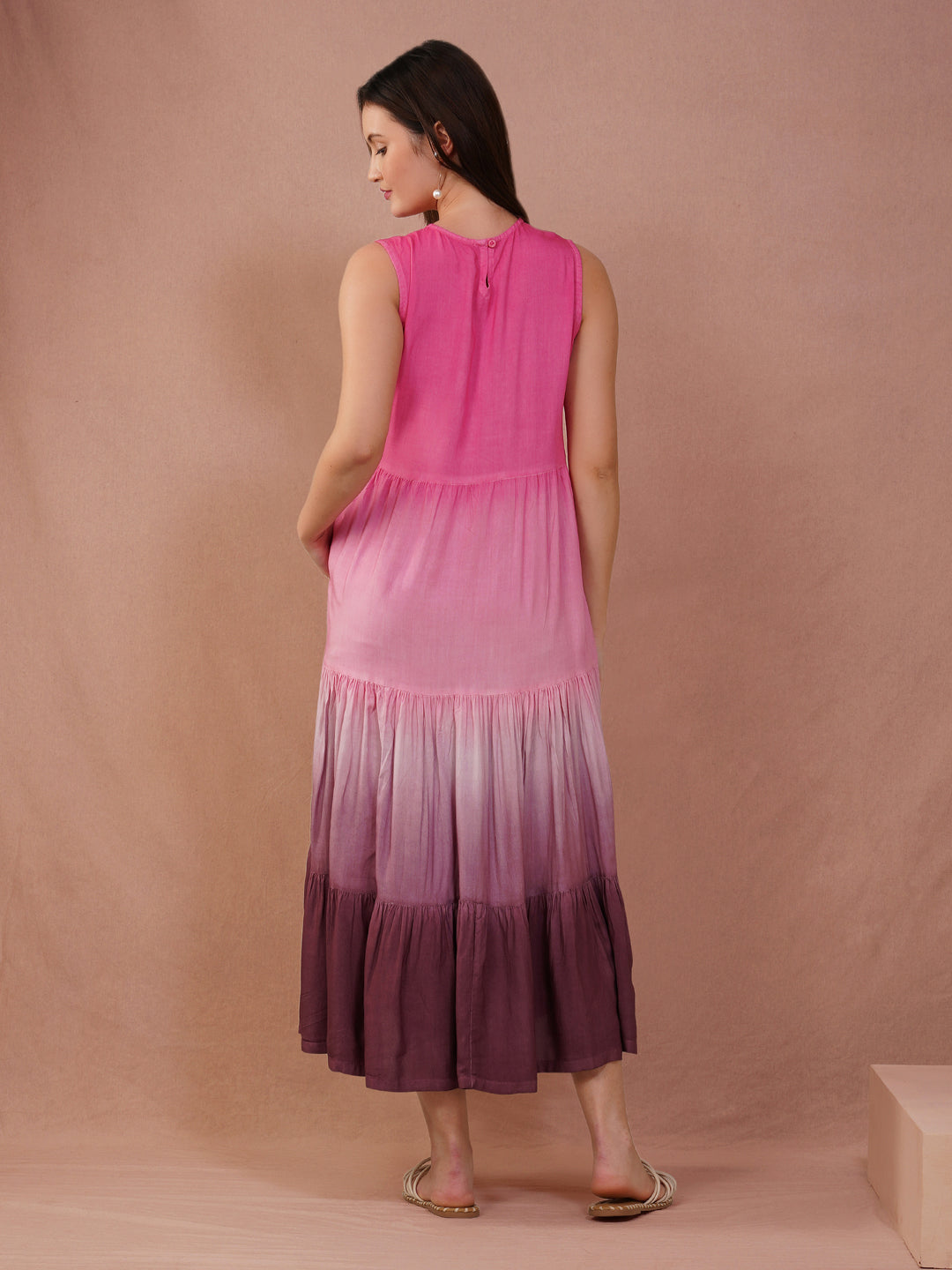 Rose Ombre Maxi Dress