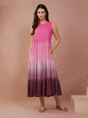 Rose Ombre Maxi Dress