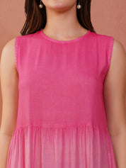 Rose Ombre Maxi Dress