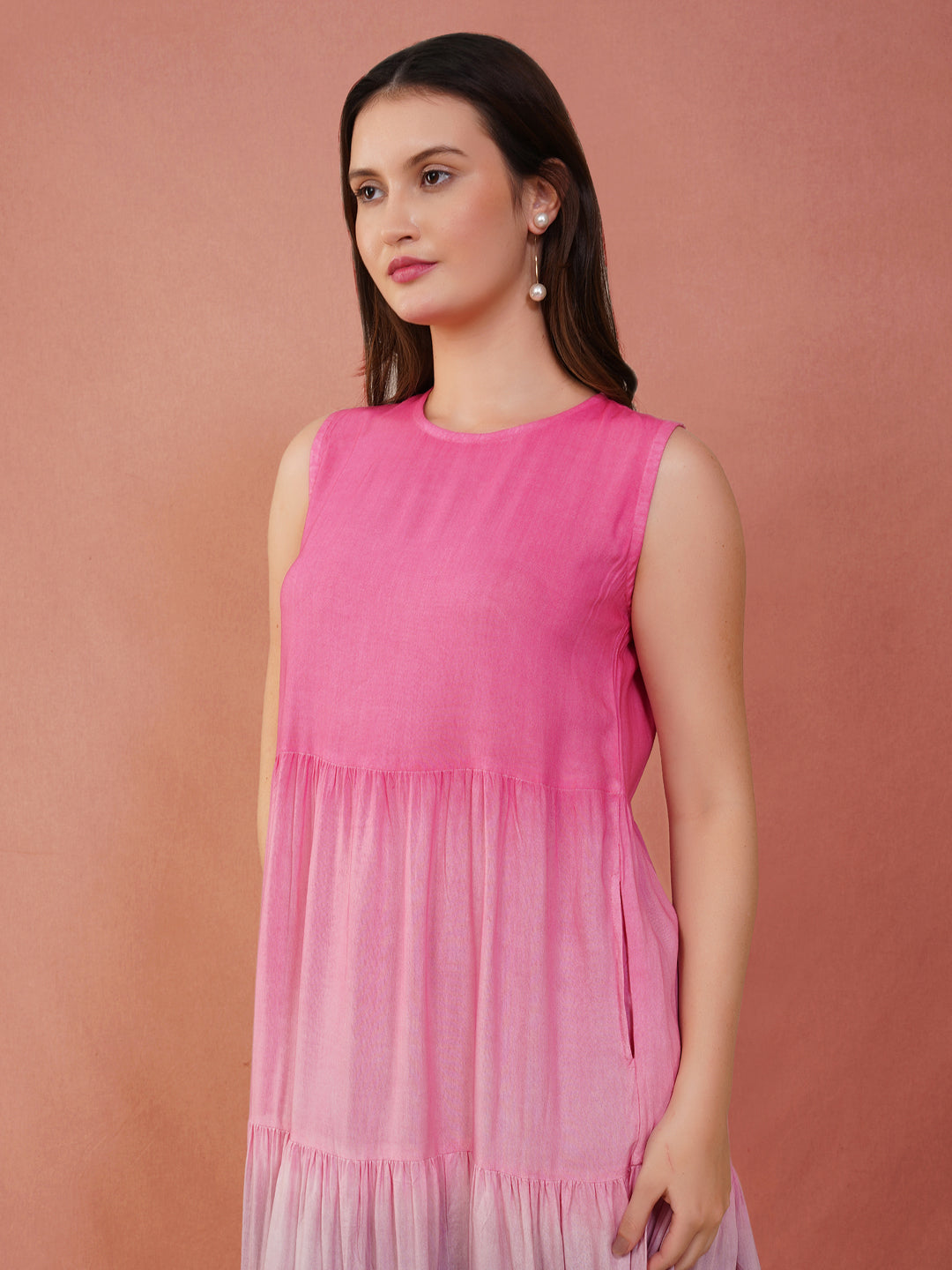 Rose Ombre Maxi Dress