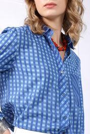 Indigo Stripes Pocket Shirt