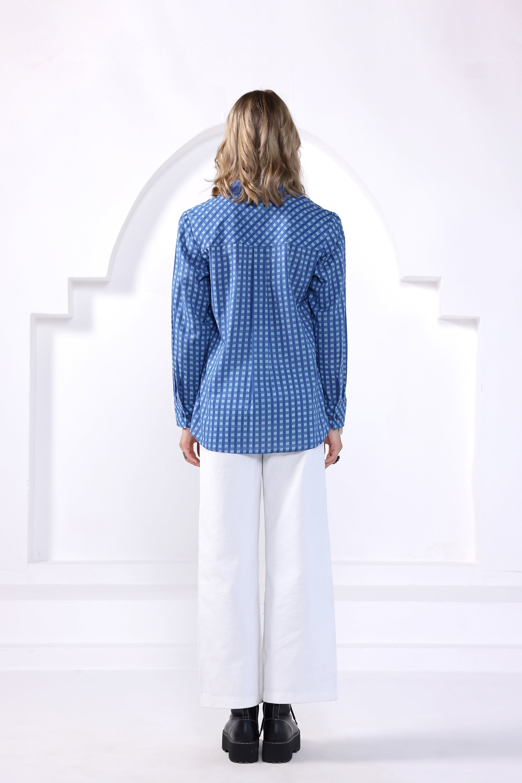 Indigo Stripes Pocket Shirt