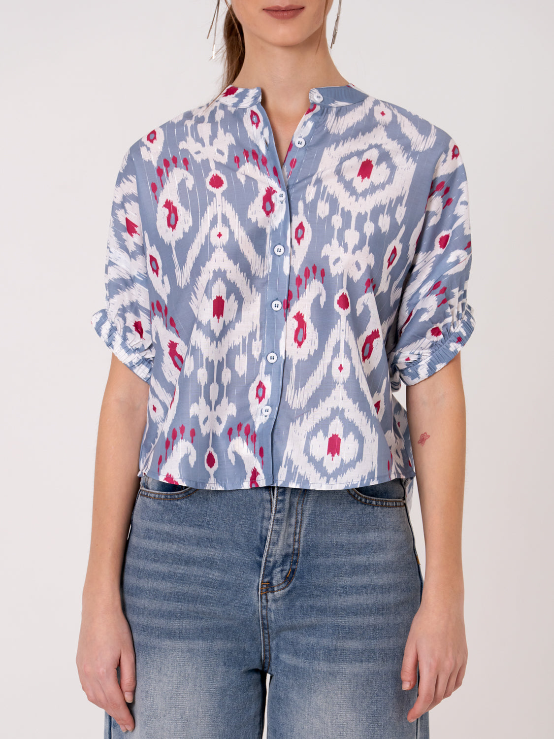 Azure Ikat Shirt