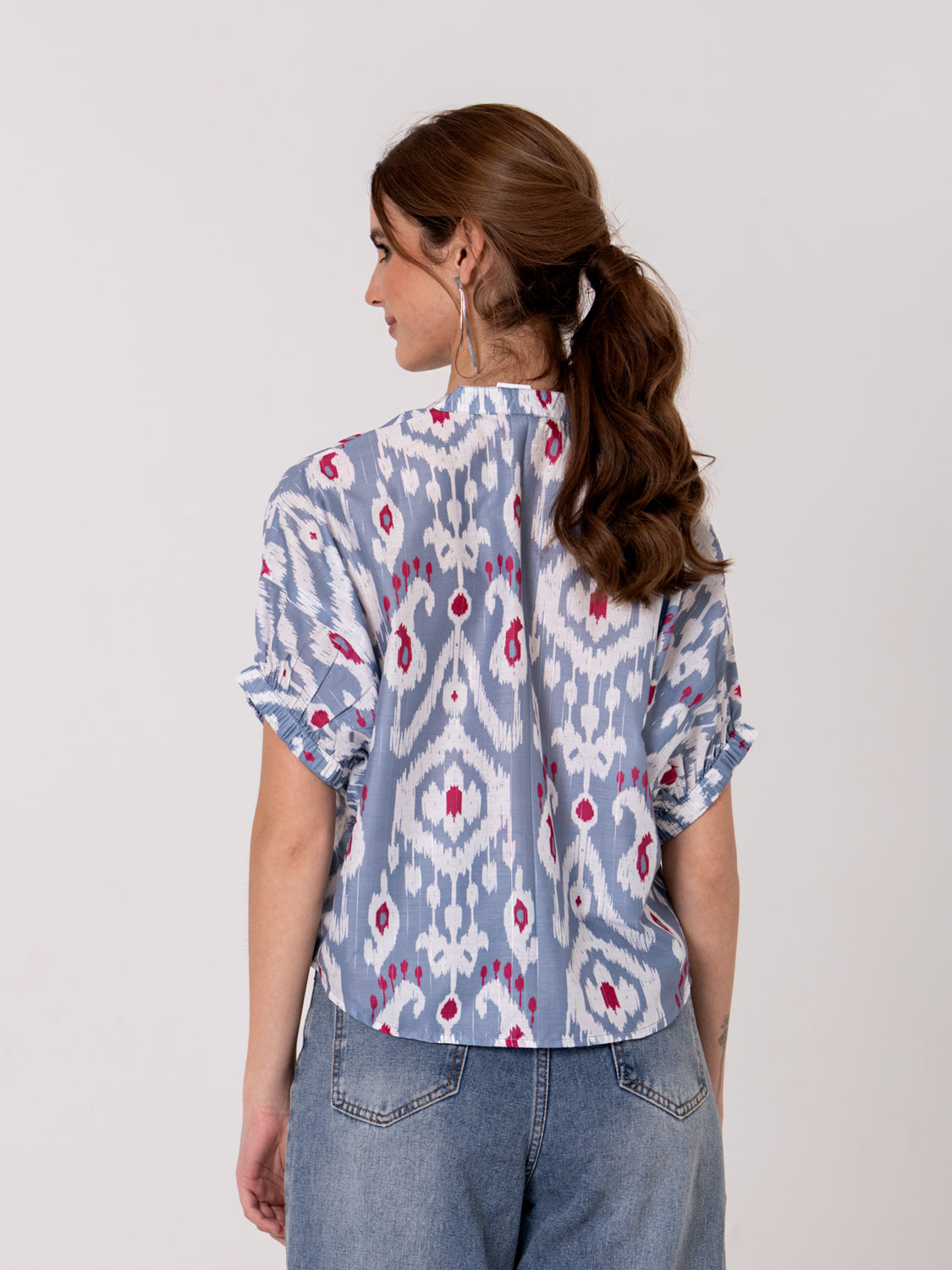Azure Ikat Shirt
