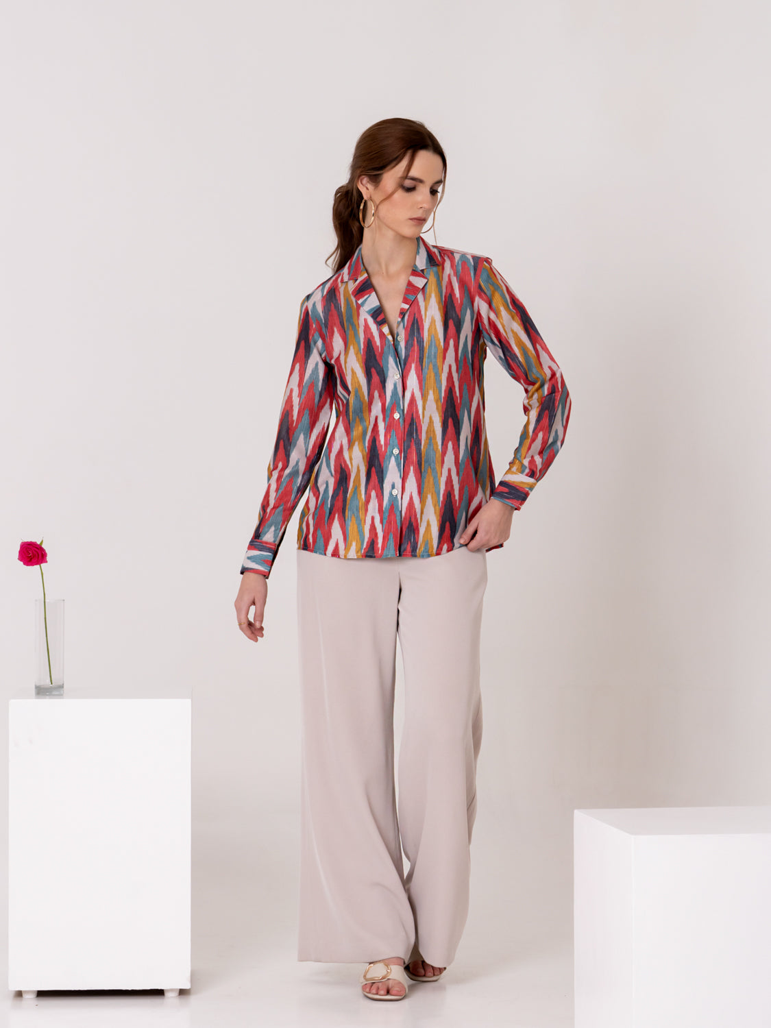The Ikat Chevron Shirt