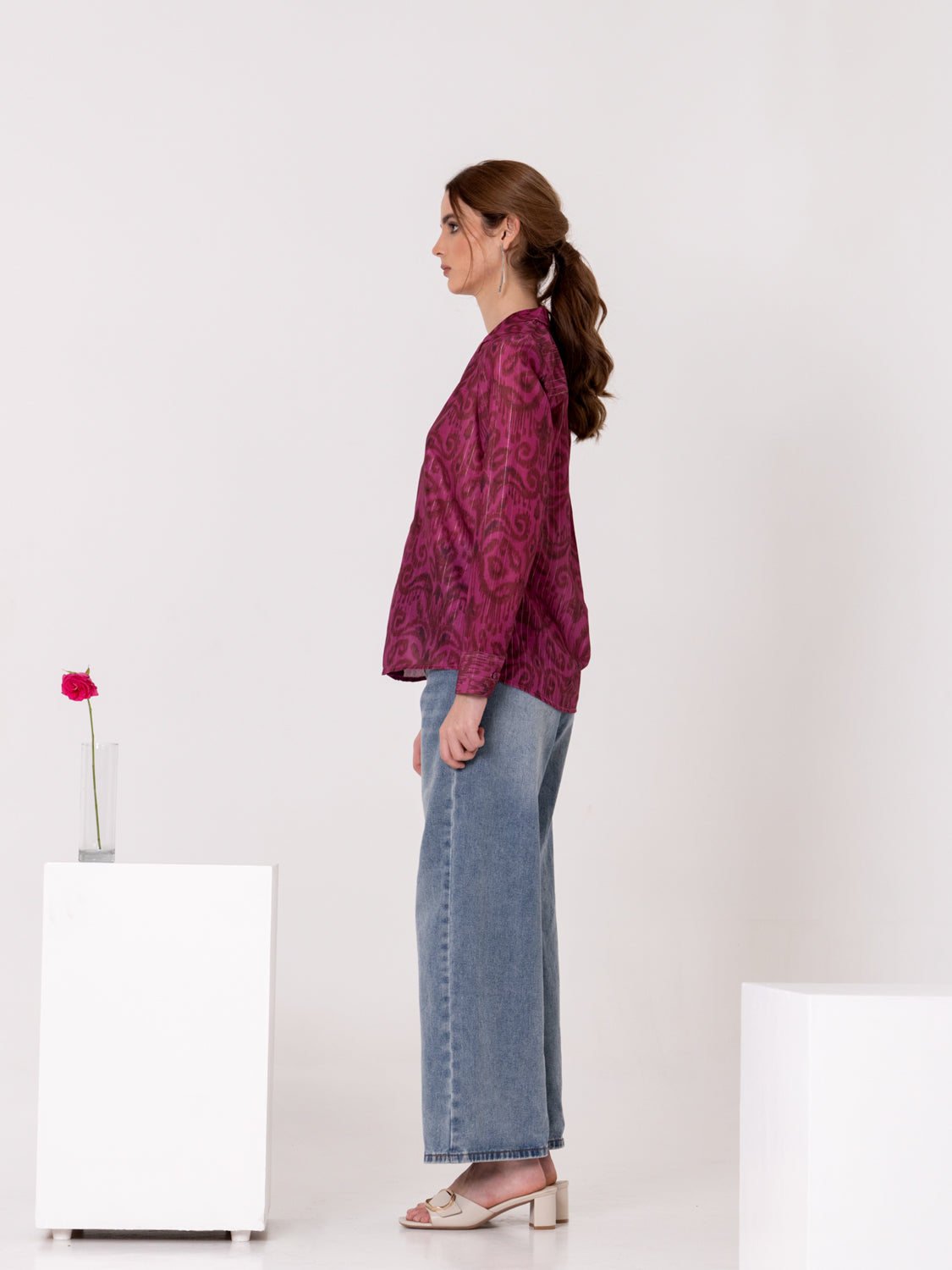 The Ruby Ikat Shirt